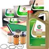 CASTROL Kit Tagliando Castrol + 5 Litri 5W30 LL VW Audi Skoda Seat 1.9 2.0 TDI