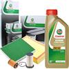 CASTROL Kit Tagliando Castrol Audi A3 2.0 TDI 4 Filtri + 5lt Olio 5W40 Turbo Diesel