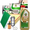 CASTROL Kit Tagliando Castrol Polo 1.9 TDI 4 Filtri + 5L Edge Turbo Diesel 5W40