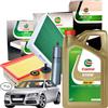 CASTROL Kit Tagliando Castrol Audi A4 B8 2.0 TDI 4 Filtri + 5 Litri Olio EDGE 5W30 LL