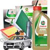 CASTROL Kit Tagliando Castrol Audi A4 B8 2.0 TDI 4 Filtri + 5L EDGE Turbo Diesel 5W40
