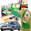 CASTROL Kit Tagliando Castrol 4 Filtri + 5L Olio Motore Edge LL III 5w40 Audi A3 1.9 TDI