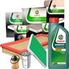 CASTROL Kit Tagliando Castrol CitroÃ«n Nemo 1.3 HDi 75 CV 4 Filtri + 4LT Magnatec 5W30 C2
