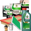 CASTROL Kit Tagliando Castrol Fiat Grande Punto Evo 1.3 Multijet - 4 Filtri + 4L 5W40 C3