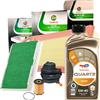 CASTROL Kit Tagliando Castrol Peugeot 307 1.4 HDi + 4L Total Quartz 9000 5W40
