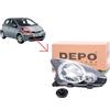 DEPO Faro Anteriore Toyota Aygo Depo 23920 H4 Omologato ECE Assale Anteriore Destro