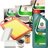 CASTROL Kit Tagliando Castrol Peugeot 208 1.6 HDi 4 Filtri + 4LT Magnatec C2 5W30