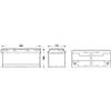 EXIDE Batteria Exide 105ah Agm 950A Start Stop 12V EK1050