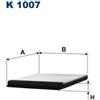 Filtron Citroen Berlingo, Xantia 3/93->, Xsara, Peugeot Partner 1/96-> K1007