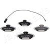 JAPANPARTS Kit pastiglie freno, Freno a disco PA-0058AF