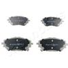 JAPANPARTS Kit pastiglie freno, Freno a disco PA-2022AF