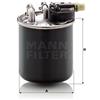 MANN-FILTER Mann Filtro Carburante Mercedes Wk820/22