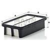 MANN-FILTER Mann Aria Kia C2219