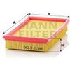 MANN-FILTER Mann Aria Fiat C2345