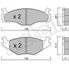 Metelli Pastiglie Freno 22-0045-2