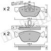 Metelli Pattini Freno Alfa Romeo 147/156 -Lancia Lybra (9 22-0083-0