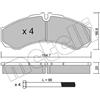 Metelli Pattini Freno Iveco Iveco Daily Ii 35 S 11,35 C 1 22-0212-0