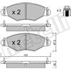 Metelli Pattini Freno Peugeot 206 T.T (98 ) 1.4 Hdi 22-0254-0