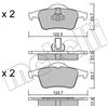Metelli Pattini Freno Volvo V70 I Estate/S60 2.5 Tdi 22-0348-0