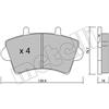 Metelli Pattini Freno Opel Movano /Nissan Interstar 2.5 C 22-0545-0