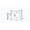 MAGNETI MARELLI radiatore-motore 350213163100
