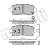 Metelli Pattini Freno Daihatsu Materia (M4_) 1.3 22-0793-0