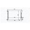 MAGNETI MARELLI radiatore-motore 350213193300