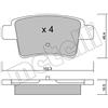 Metelli Pattini Freno Citroen C4 Grand Picasso (Ua_) 1.6 22-0801-0