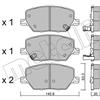 Metelli Pattini Freno Fiat 500 X Jeep Renegade 22-1001-0