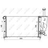 Nrf Radiatore Fiat Panda 03- 53128A