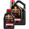 MOTUL 6 Litri Olio Motore MOTUL 8100 X CESS GEN2 5W40 Olio Sintetico