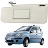 PERLAUTO Pantina Aletta Parasole Sinistra con Specchio e Tasca per Fiat Panda 2003 2012