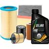 MISTI Kit Tagliando + Olio Selenia 5w30 FIAT 500 1.3 MULTIJET