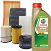MISTI Kit Tagliando Filtri Misti+Olio Motore Castrol Edge 5W30 Per Seat