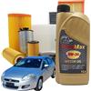 MISTI Kit Tagliando 5 litri Olio Motore Speed Max 5w30 per Fiat Bravo II