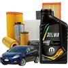MISTI Kit Tagliando 5 litri Olio Motore Selenia Wr 5w40 per Fiat Bravo