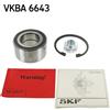 Skf Kit Ruote Opel Agila 1.3 Cdti Vkba6643