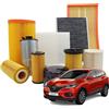 MISTI Kit Tagliando Auto Renault Kadjar Nissan Qashqai Aria Olio Carburante Abitacolo