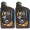 SELENIA 2 litri Olio Motore SELENIA Eco2 0W20 Riduzione Consumo Carburante Acea C5