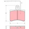 Trw Pattini Freno Citroen Ami 10 Super (Am3) Gdb315