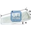 Ufi Filtro Aria Toyota Rav4 2.2D-4D 30.453.00