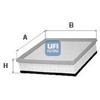 Ufi Filtro Aria Fiat 500L 13> 30.607.00