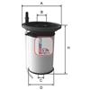 SOFIMA Filtro Carburante Sofima S6052Ne Fiat, Opel
