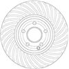Trw Freno A Disco Mercedes C300 Df6195S