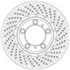 Trw Disco Freno Anteriore Porsche 911 Df6267S