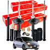 SPEED Kit 4 Ammortizzatori Speed Tamponi Supporti Ant E Post Per Fiat Grande Punto Evo