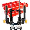 SPEED Kit Ammortizzatori Speed per Fiat 500 Set Completo Anteriore e Posteriore