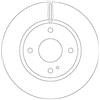 Trw Disco Freno Anteriore Ford (Europe) Fiesta Df6399