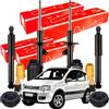 SPEED Kit Ammortizzatori Speed Fiat Panda 169 4x4 + Tamponi e Supporti Ant+Post