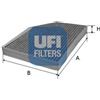 Ufi Filtro Abitacolo Audi A4 (8K), A4 Allroad (8Kh), A 54.168.00